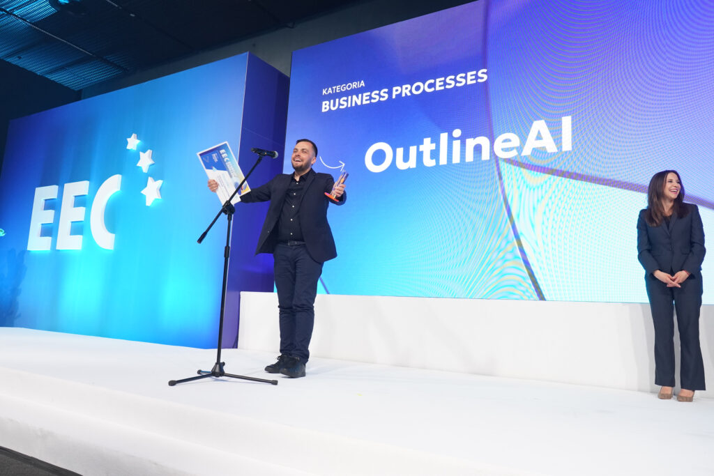 Jan Cudzik OUTLINE AI nagroda 