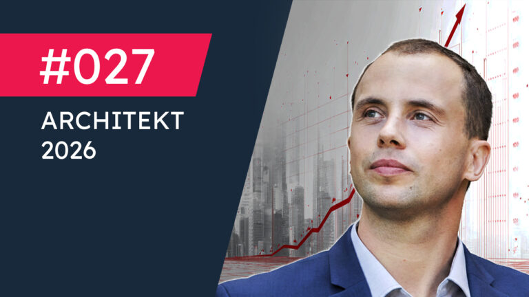 Architektura zmienia się szybciej niż myślisz. 37% zadań przejmie AI, średnie firmy znikają, a kreślenie map nie wystarczy. Dowiedz się, jak stać się nawigatorem inwestycji i przetrwać rewolucję 2026. 27 odcinek podkastu albo architekt